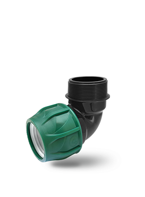 زاوية بلاستيك سن خارجي