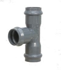 تي بلاستيك PVC-U ضغط 