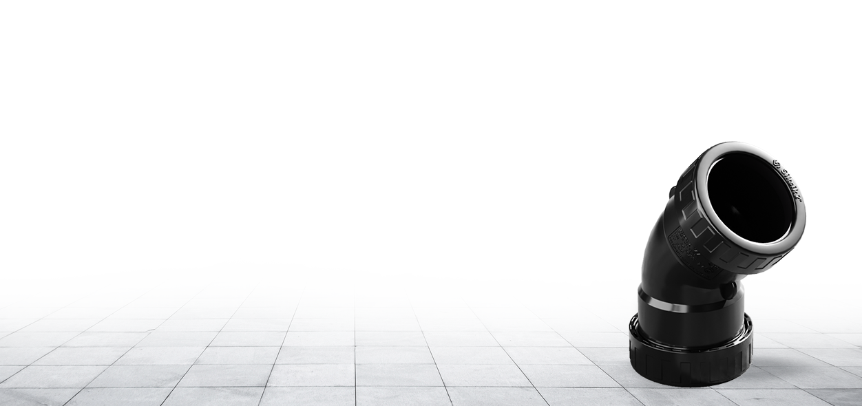 زاوية بلاستيك سن PP 45°