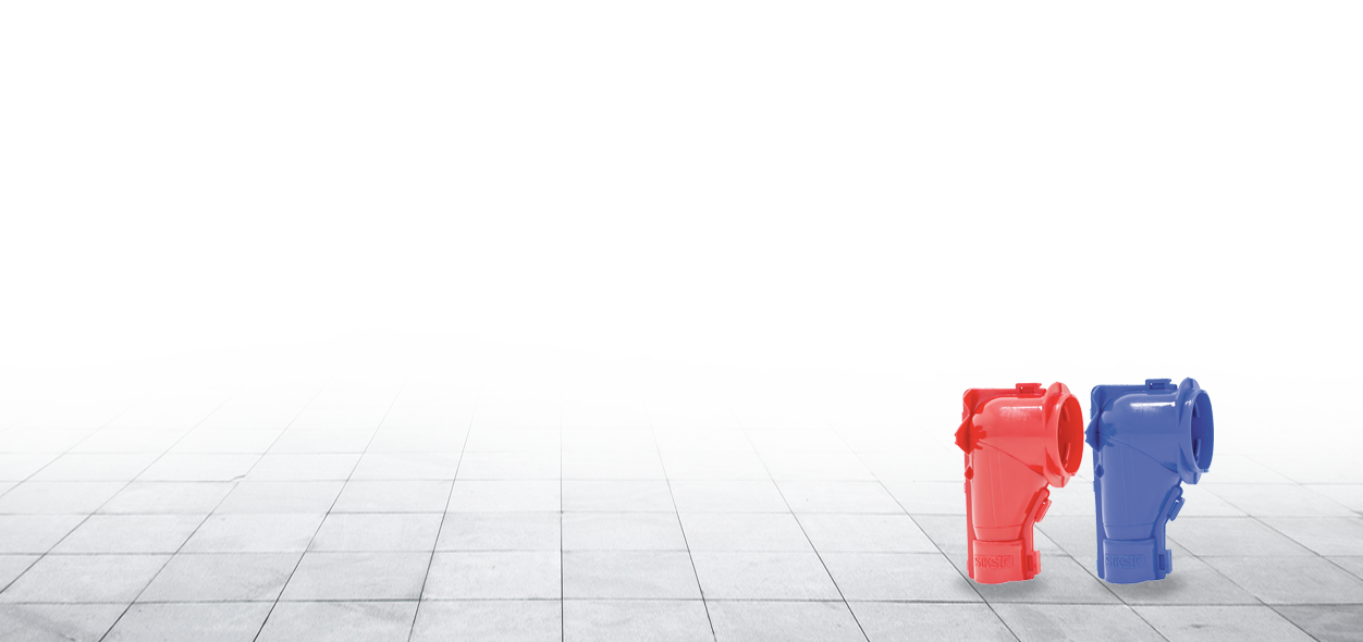 علبة بلاستيك زاوية