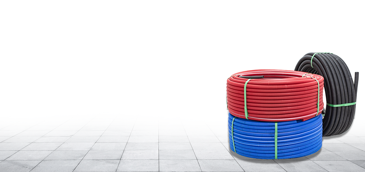 أنابيب بيكس PEX مع حماية (مشربل)