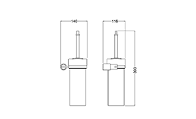 فرشاة كرسي مدور