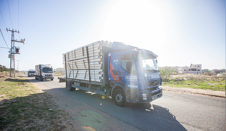 انشاء شبكة ري زراعية في المنطقة الساحلية