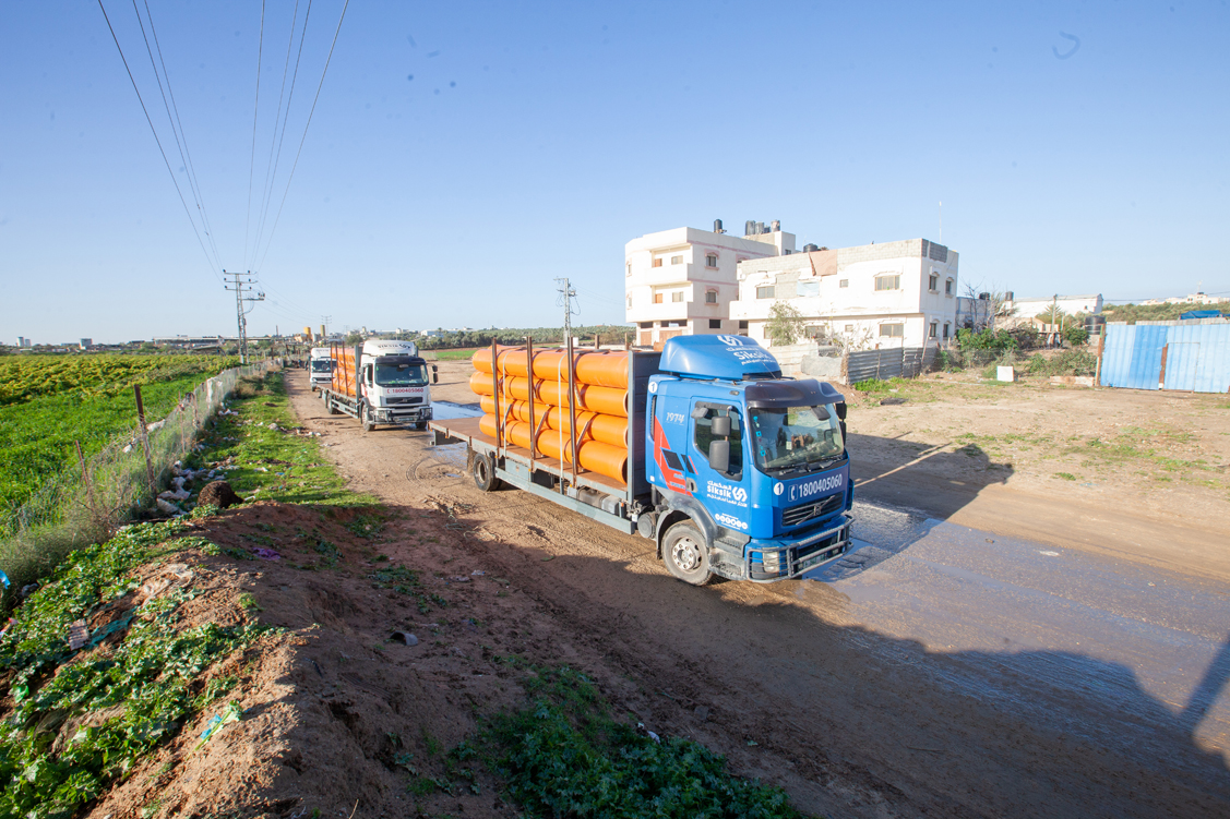 تطوير شوارع داخلية في معسكر خانيونس - الحزمة الاولى