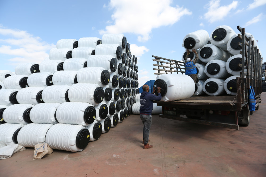 مشروع سقيا الماء للأسر الفقيرة في قطاع غزة