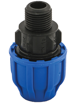 راس بلاستيك سن خارجي ازرق