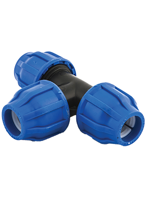 تي بلاستيك أزرق