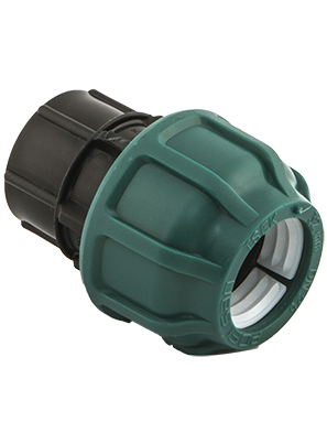 راس بلاستيك سن داخلي أخضر