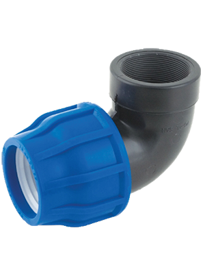 زاوية بلاستيك سن داخلي ازرق