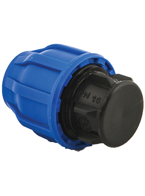 راس بلاستيك نهاية خط ازرق